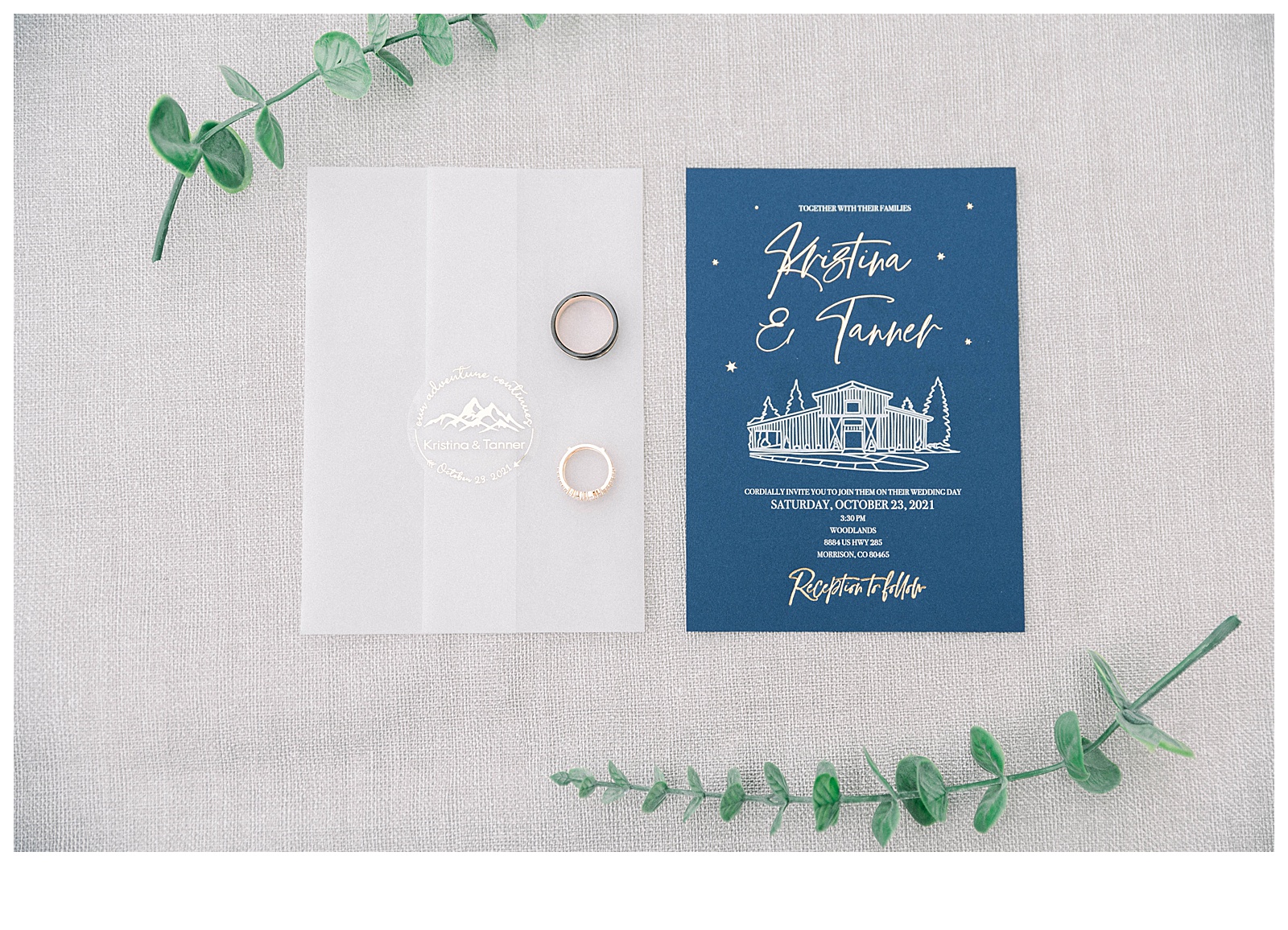 Vintage Floral Invitation — Paper Girl Creative - Denver Wedding Invitations