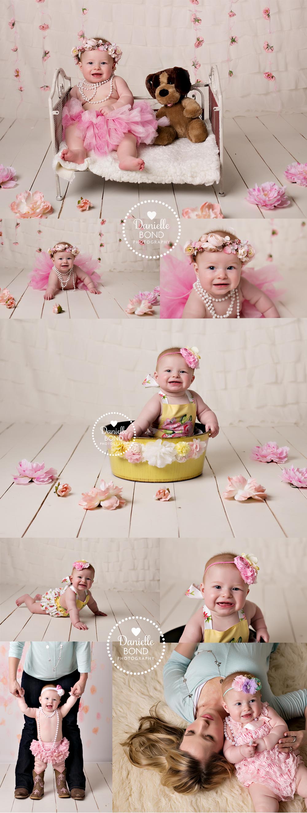 girly 6 month photos