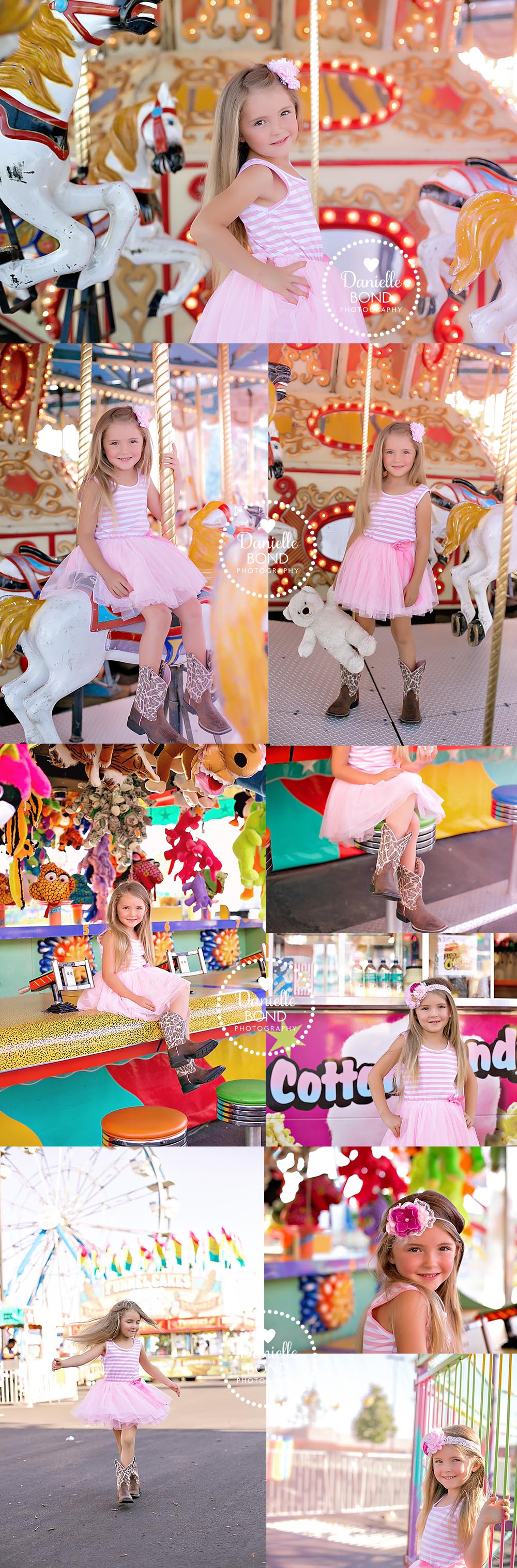 carnival photos with tutu and cowboy boots