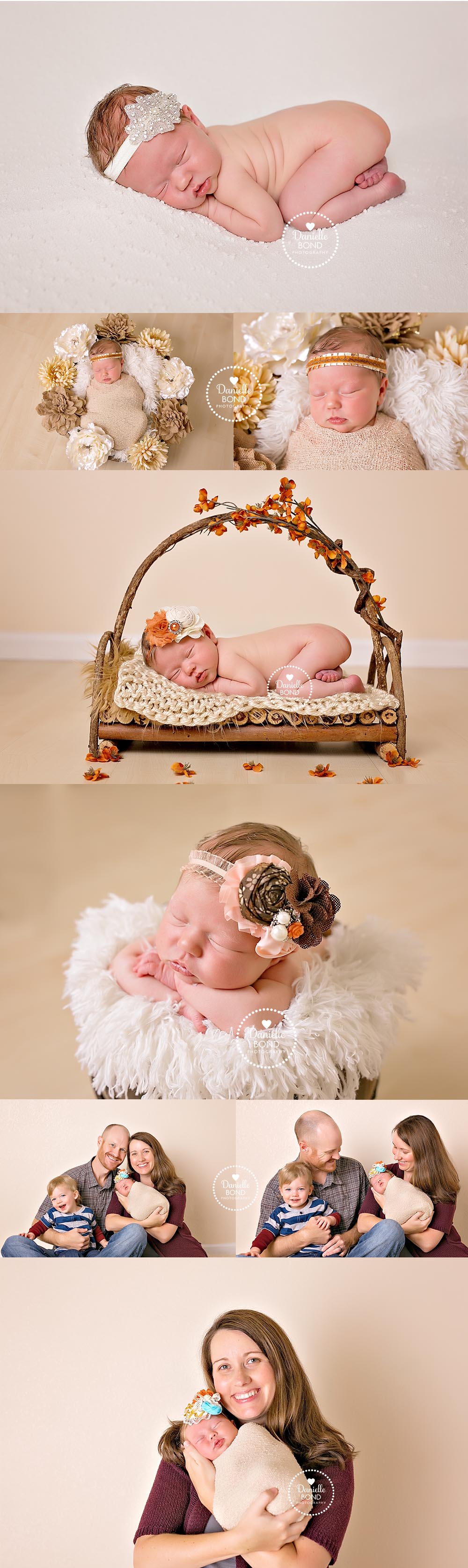 fall inspired newborn girl photos-Denver, CO newborn photographer