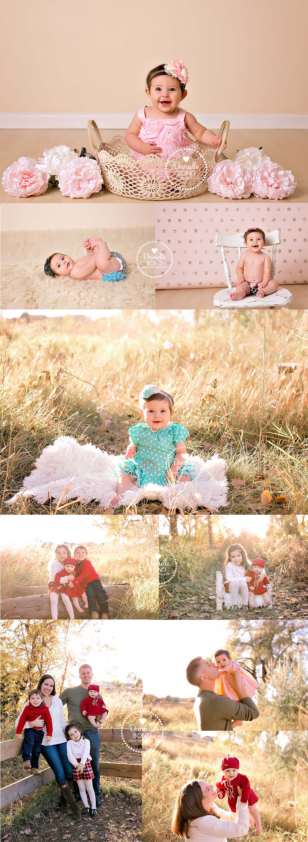 6 month family session by Denver, CO photographer