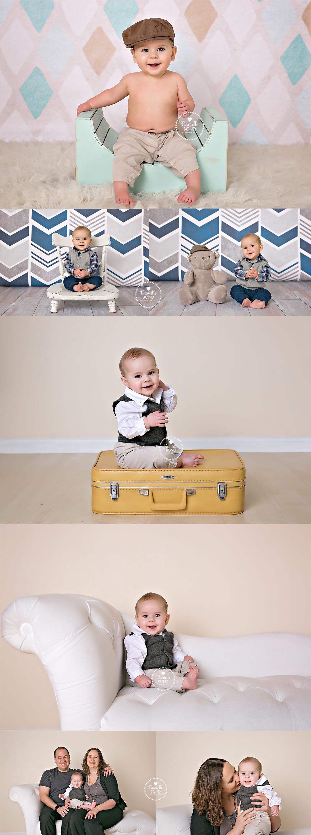 6 month boy photos by Denver, CO baby photographer