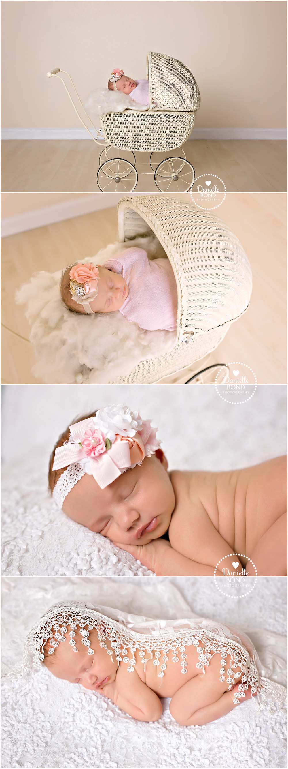 pink and white newborn photos-Denver CO newborn photographer