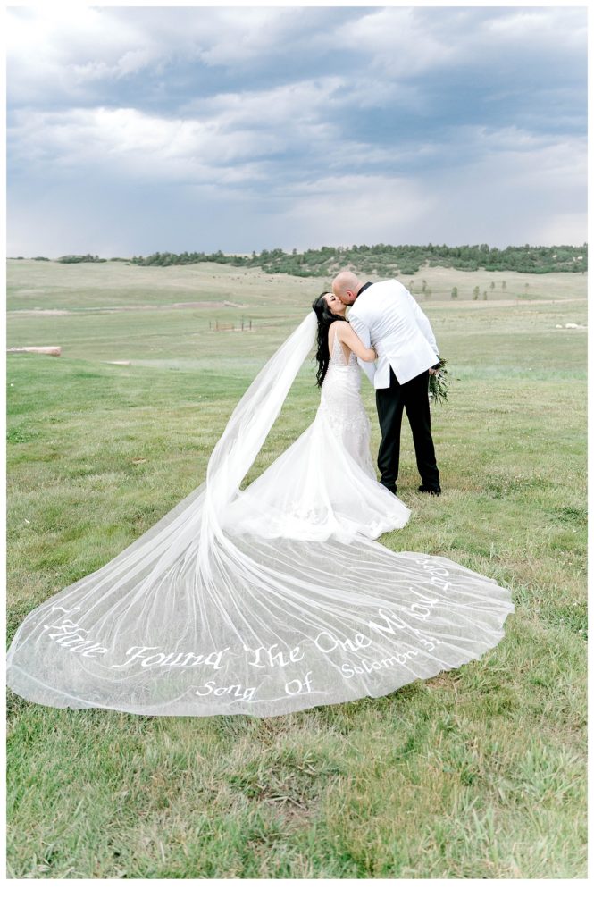 custom veil wedding