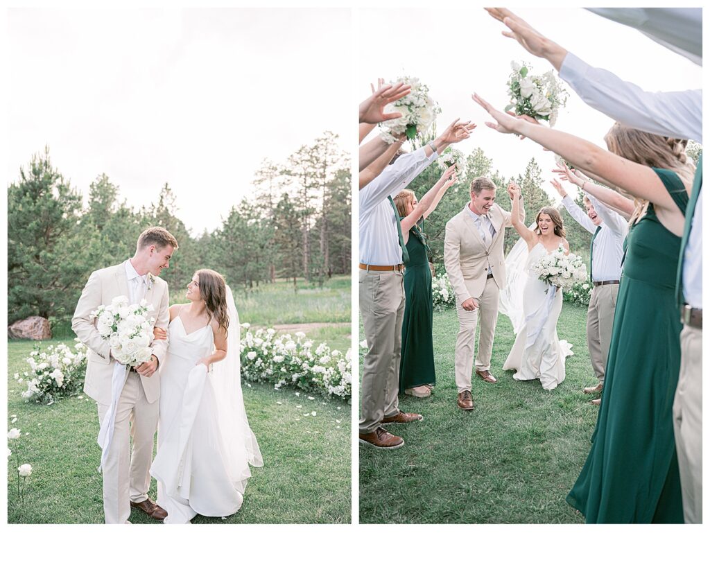 colorado wedding party