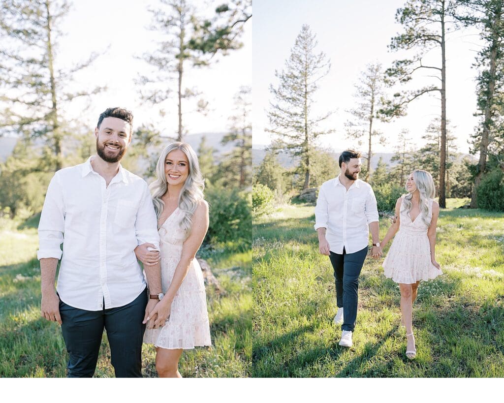 Colorado spring engagement session