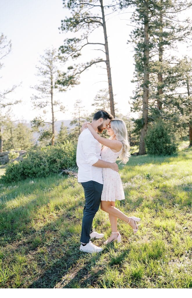 Denver spring engagement session